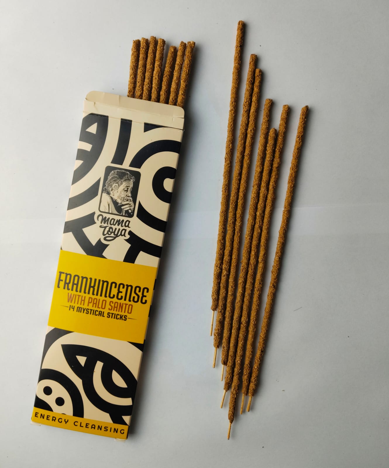 Räucherstäbchen Weihrauchharz mit Palo Santo – Energy Cleansing (14 Sticks)