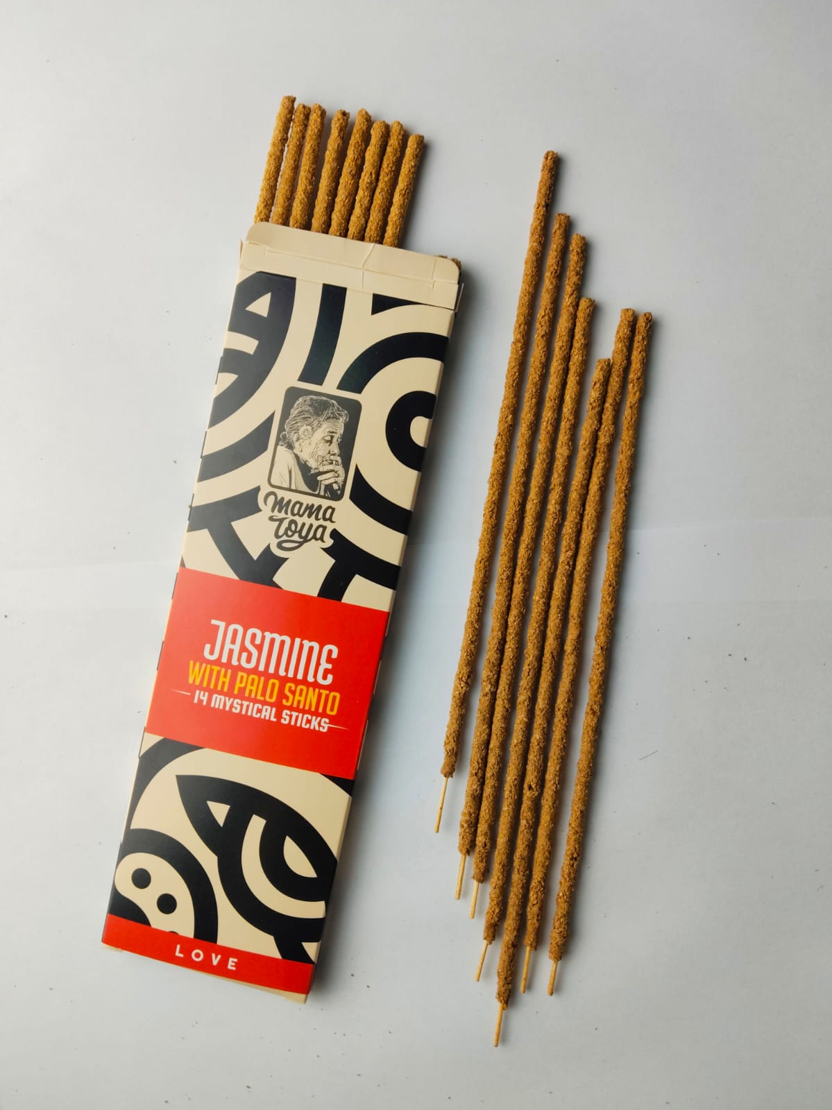 Räucherstäbchen Jasmin mit Palo Santo – Love (14 Sticks)