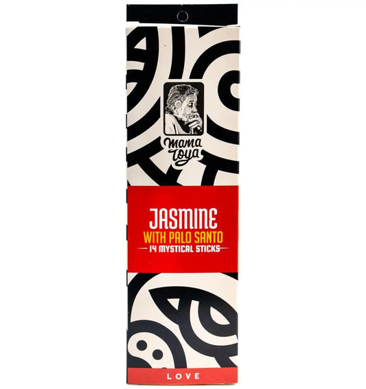Räucherstäbchen Jasmin mit Palo Santo – Duftkomposition „Love“, 14 handgefertigte Sticks mit beruhigendem, sinnlichem Aroma.