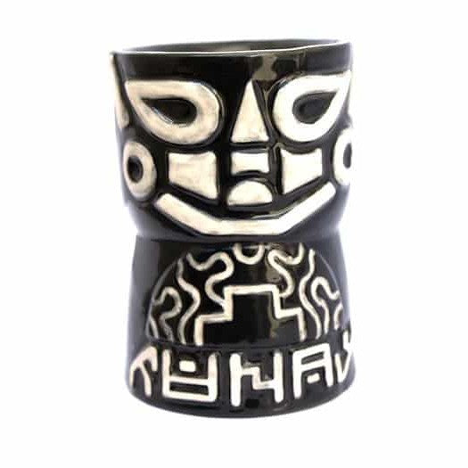 Handgefertigter Keramik-Aromabrenner aus Chulucanas, inspiriert von der Chimú-Kultur, für ätherische Öle und Palo Santo.