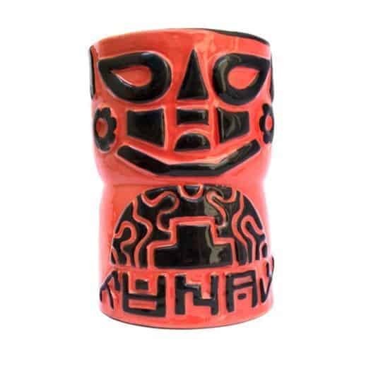 Handgefertigter Keramik-Aromabrenner aus Chulucanas, inspiriert von der Chimú-Kultur, für ätherische Öle und Palo Santo.