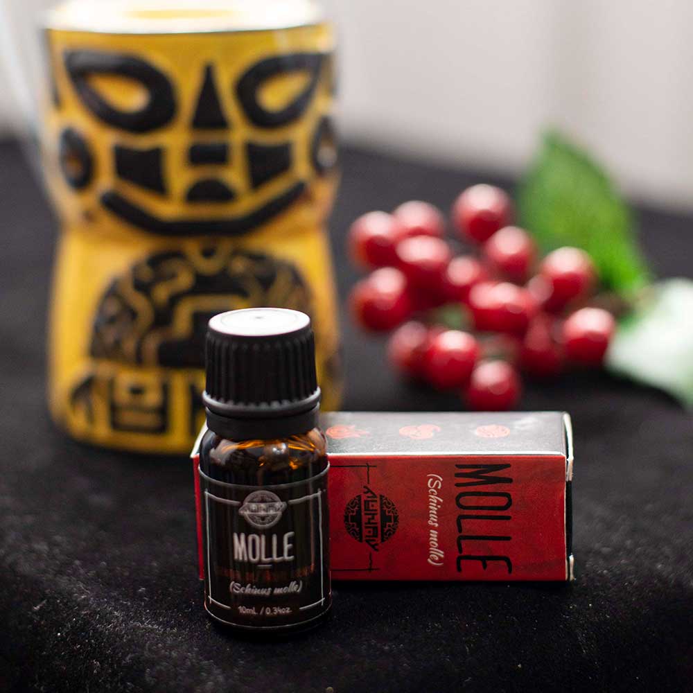 Ätherisches Molleöl (Rosa Pfeffer / Pink Peppercorn) – 100 % naturrein & handwerklich destilliert (10 ml)