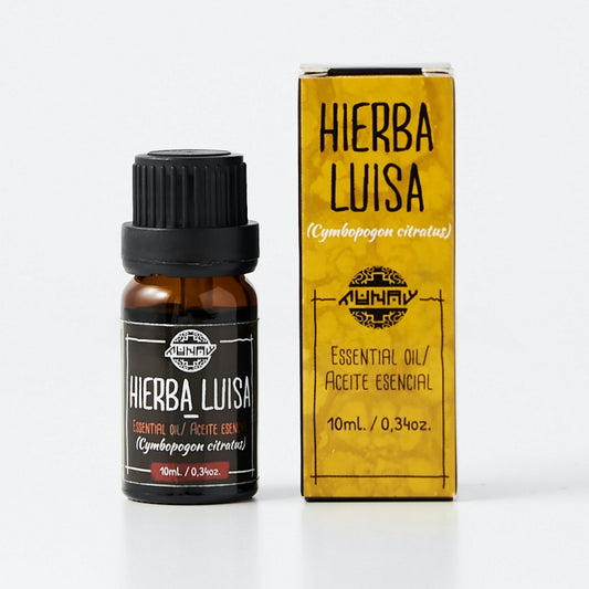 10 ml naturreines ätherisches Lemongrassöl / Hierba Luisaöl aus Peru – zitrusfrischer Duft, beruhigend und erfrischend