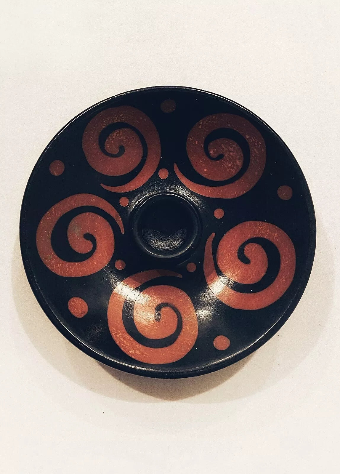 Handgefertigter Palo Santo- und Räucherstäbchenhalter  - Motiv LUFT